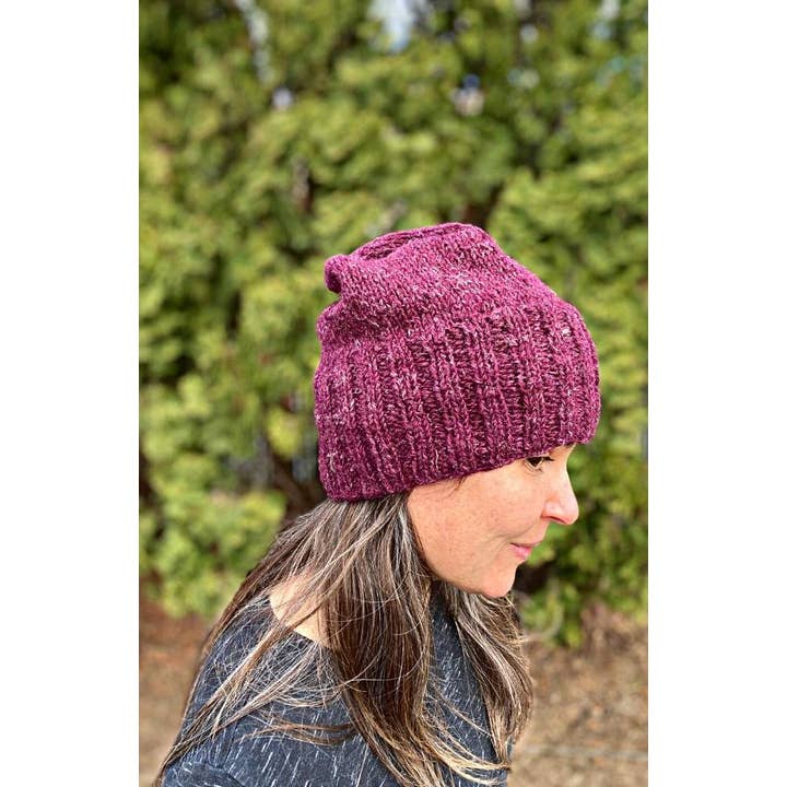 Hemp &amp; Wool Slouch Hat - Assorted