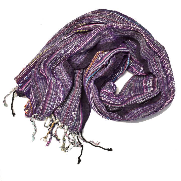 Loose Weave Cotton Scarf - Assorted