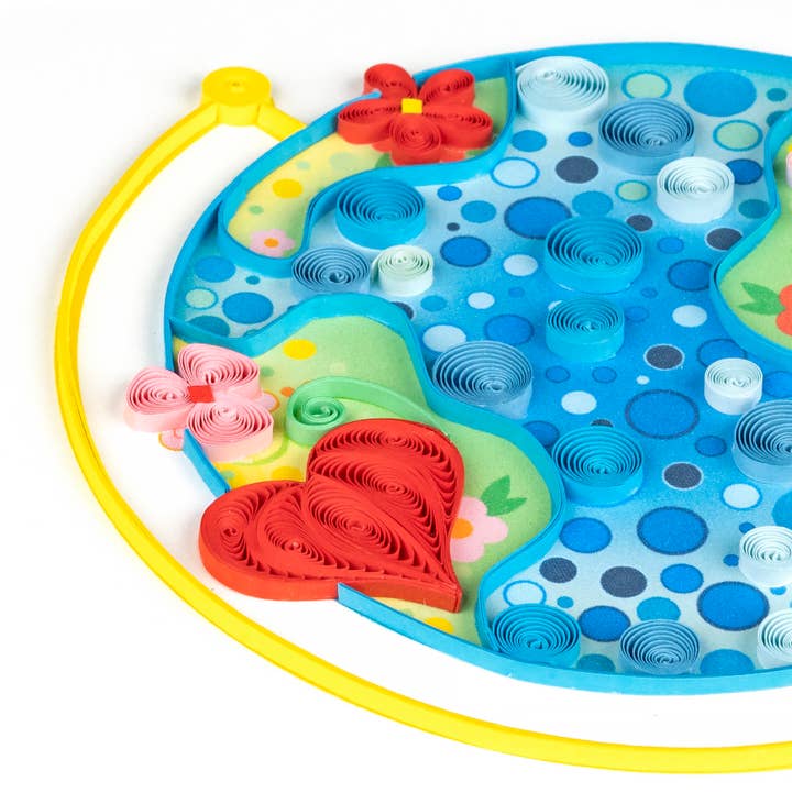 Quilled Floral Globe Card