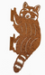 Raccoon Tree Décor