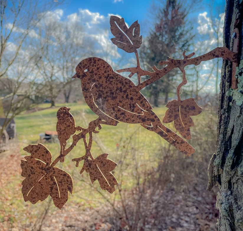 Birds on Branch Tree Décor