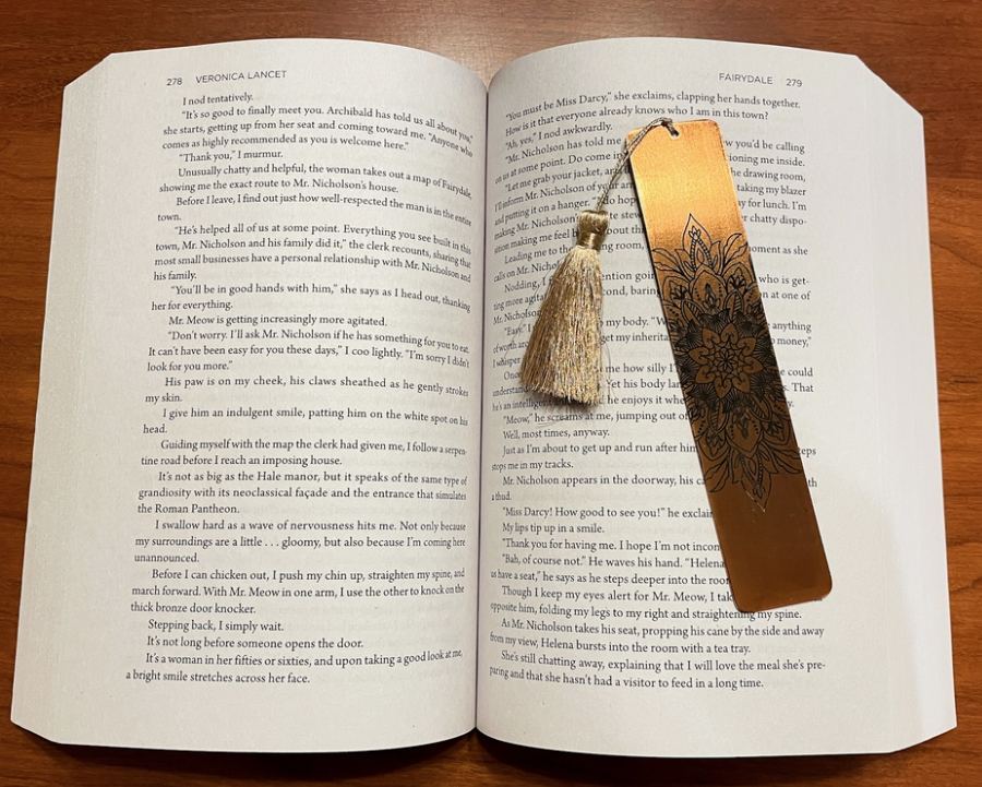 Etched Mandala Bookmark - Copper