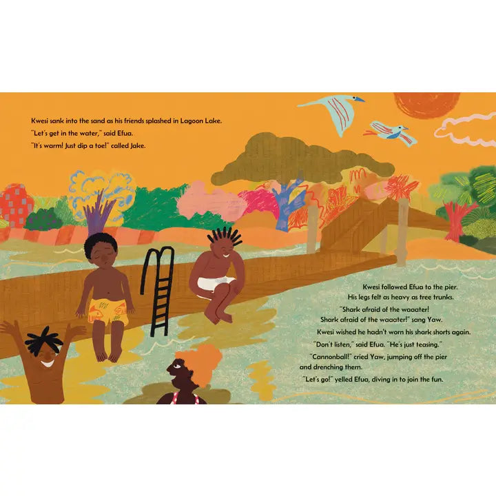 Kwesi and Nana Ruby Learn to Swim