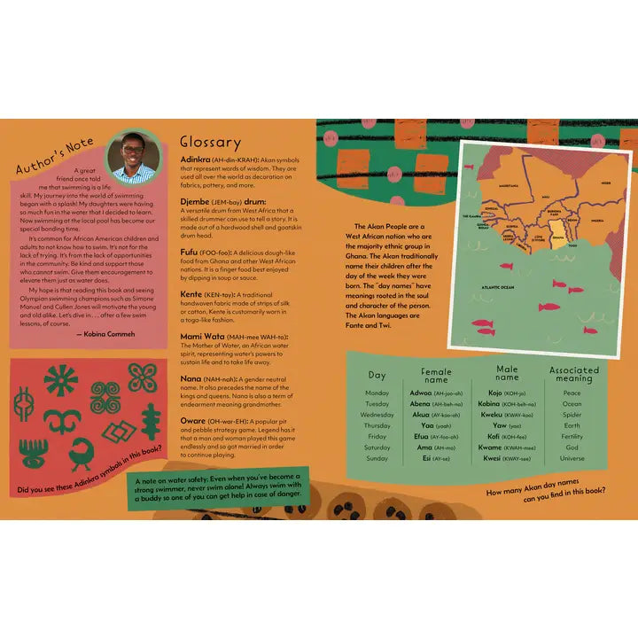 Kwesi and Nana Ruby Learn to Swim