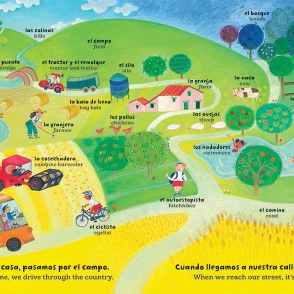 Spanish And English Words Book