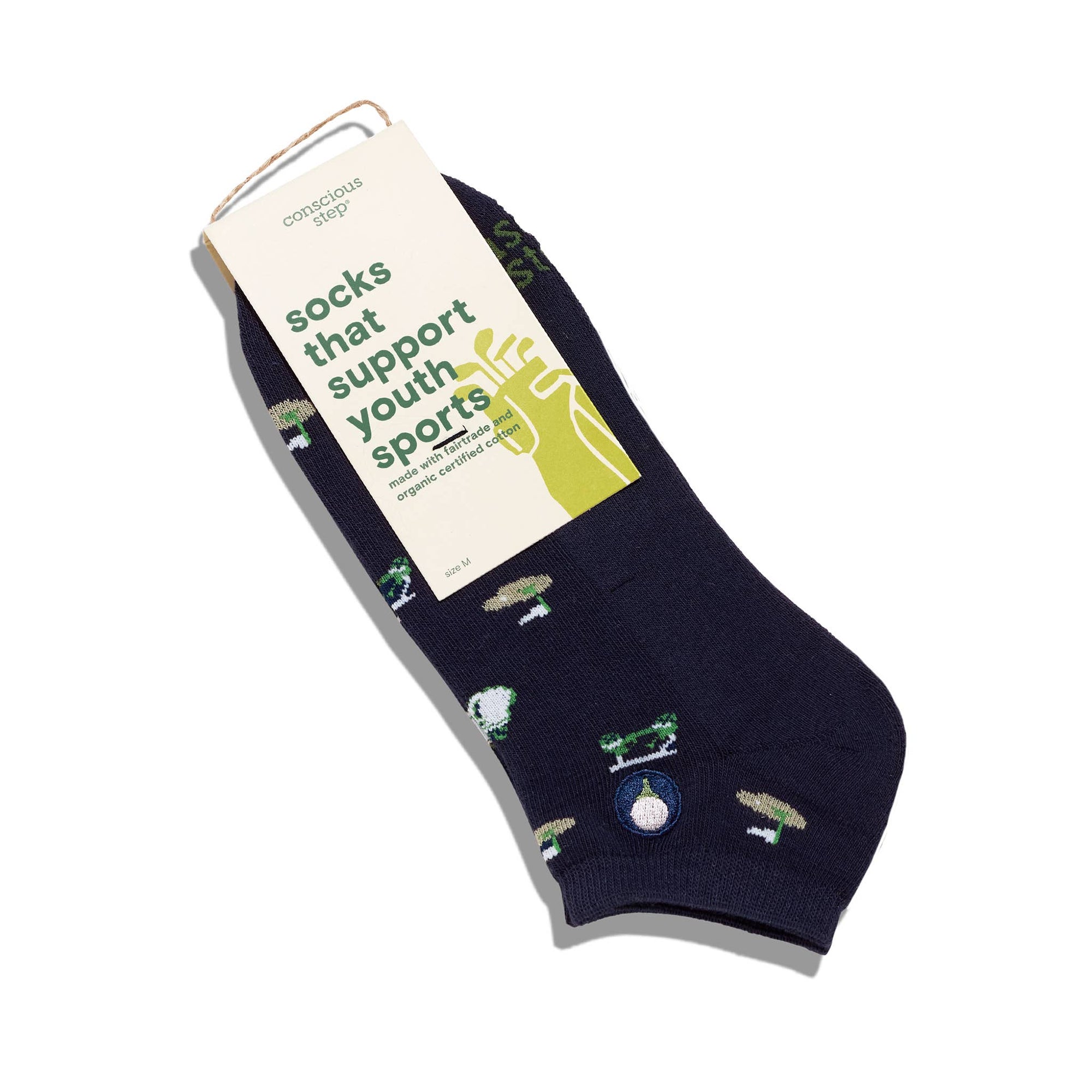 Footie Socks that Support Youth Sports | Navy Golf