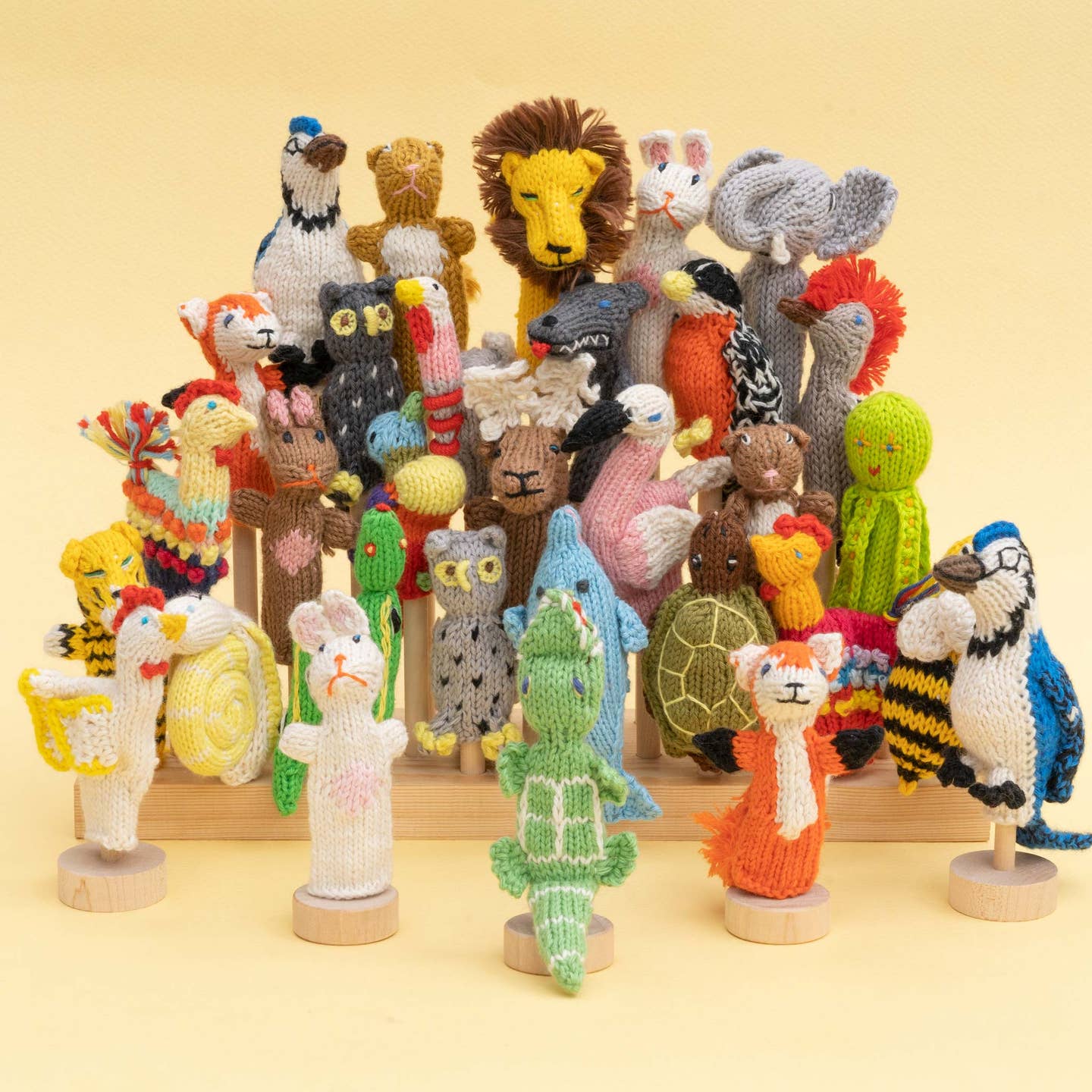 Organic Cotton Assorted Finger Puppet