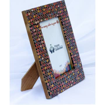 Recycled Pencils Frame (4" x 6")