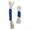 Blue/Turquoise Wool &amp; Hemp Twist Dog Toy