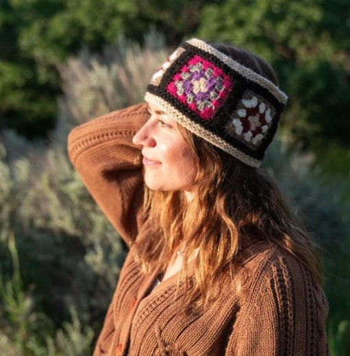 Crocheted Alpaca Blend Earwarmer - Assorted