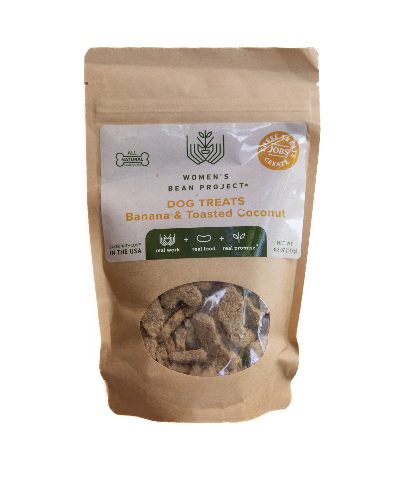 Banana & Toasted Coconut Dog Treats - Women's Bean Project