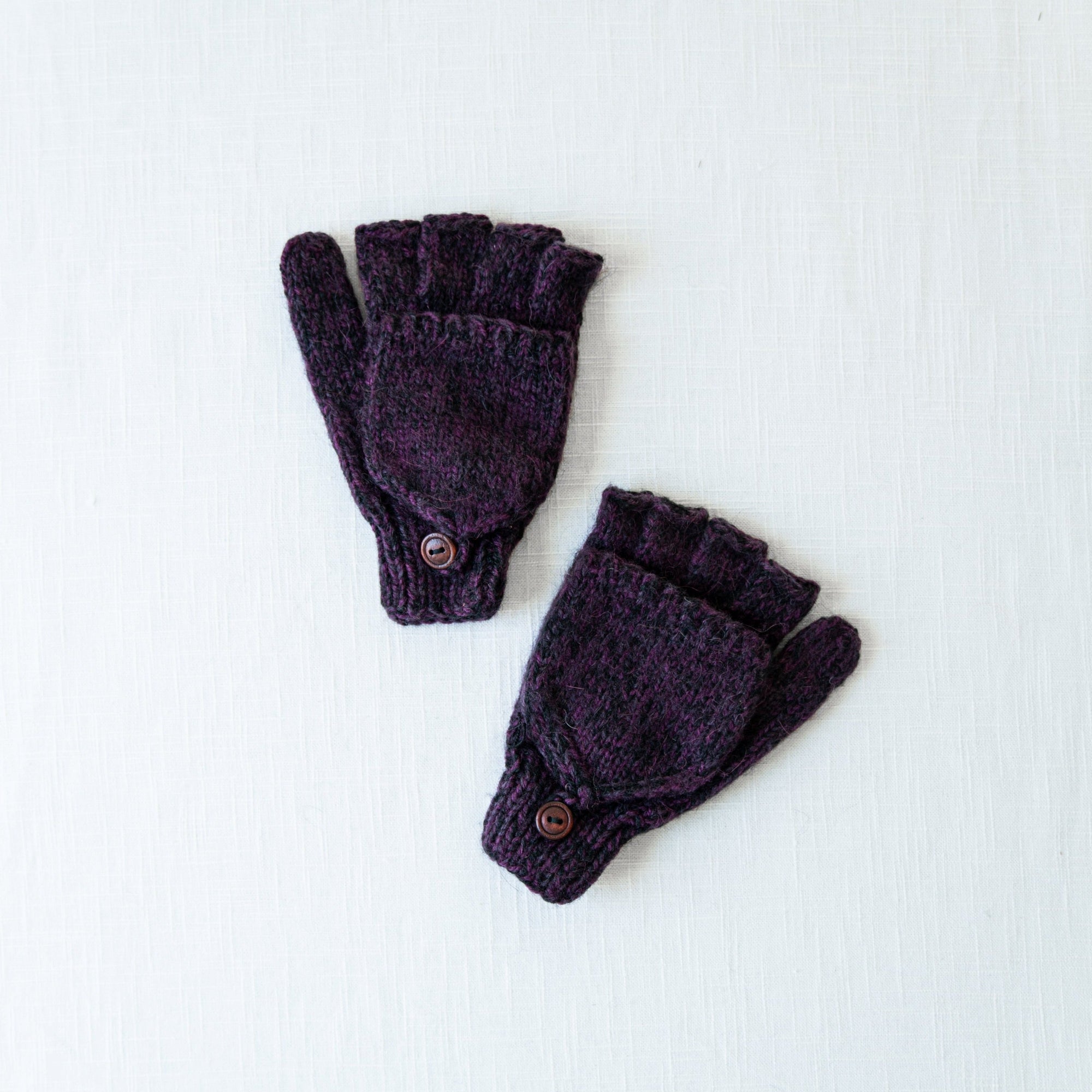 Blended Alpaca/Acrylic Glittens