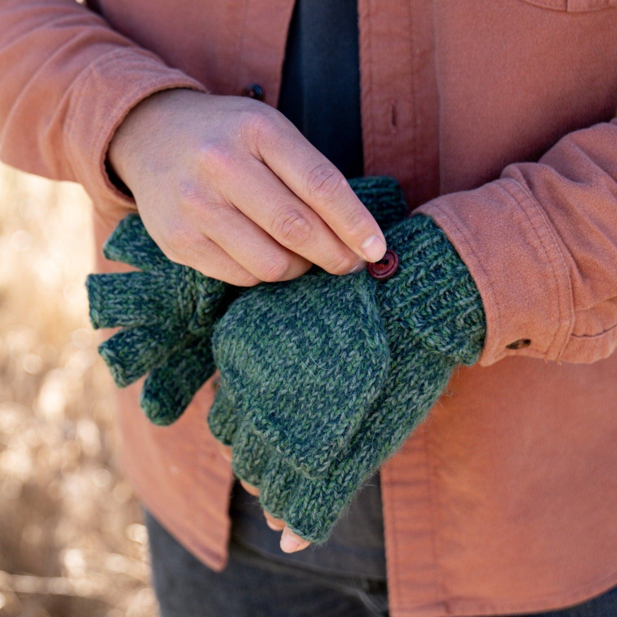 Blended Alpaca/Acrylic Glittens
