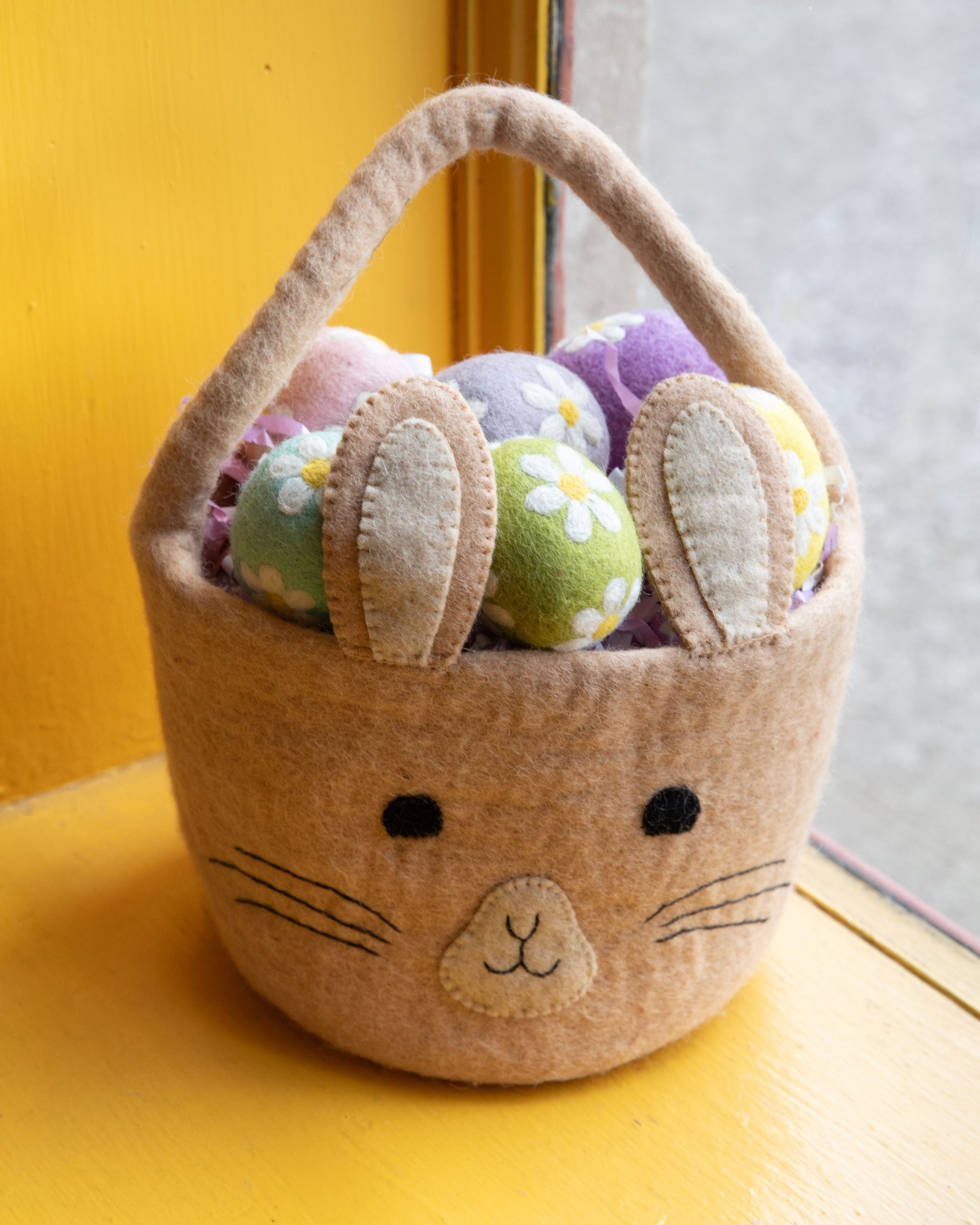 Felt Bunny Basket