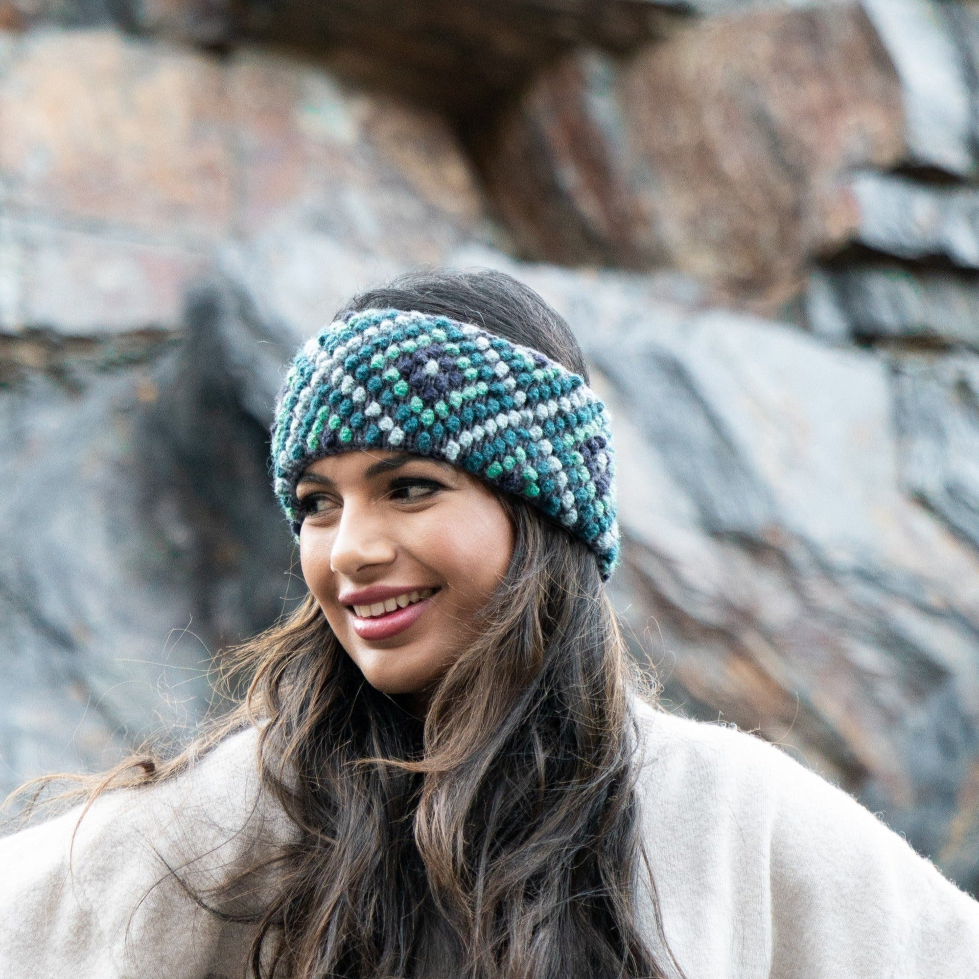 Diamond Alpaca Blend Earwarmer - Assorted