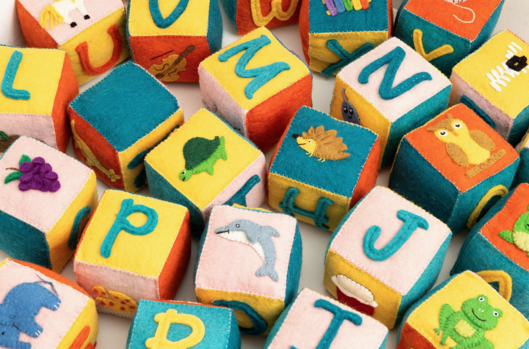 Felt Alphabet Blocks