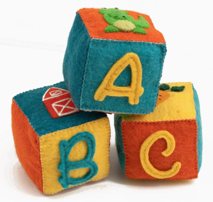 Felt Alphabet Blocks
