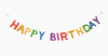 Happy Birthday Felt Garland