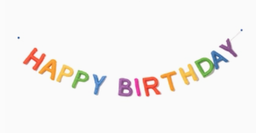 Happy Birthday Felt Garland