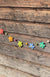 Flowers & Felt Balls Garland (5')