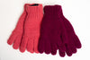 Solid Wool Gloves (Pink) - Made in Nepal