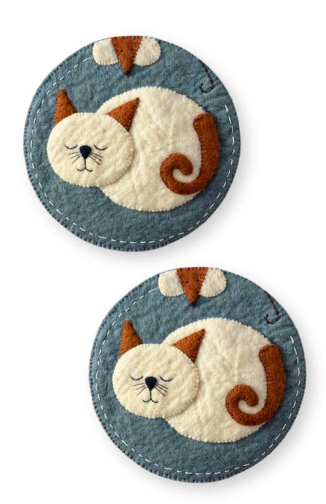 Cat Felt Trivet