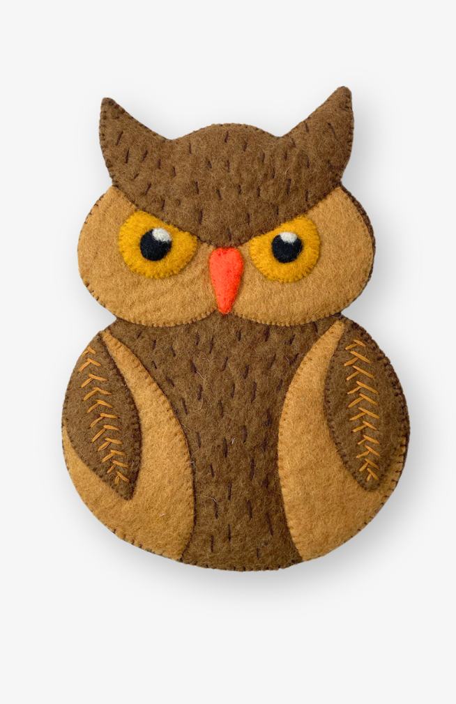 Owl Felt Trivet