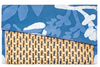 Blue Forage Print Hyacinth Wallet