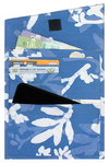 Blue Forage Print Hyacinth Wallet