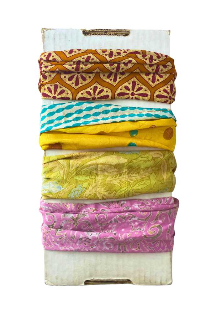 Recycled Silk Sari Headband - Assorted