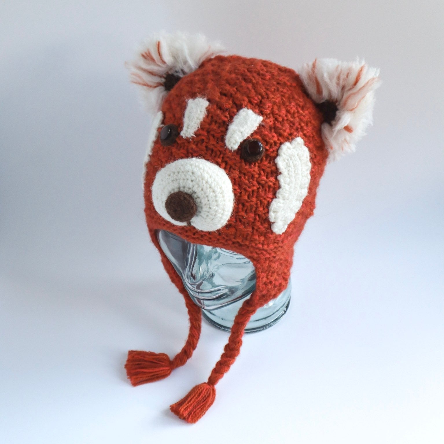 Adult Fleece-Lined Alpaca Blend Animal Hat