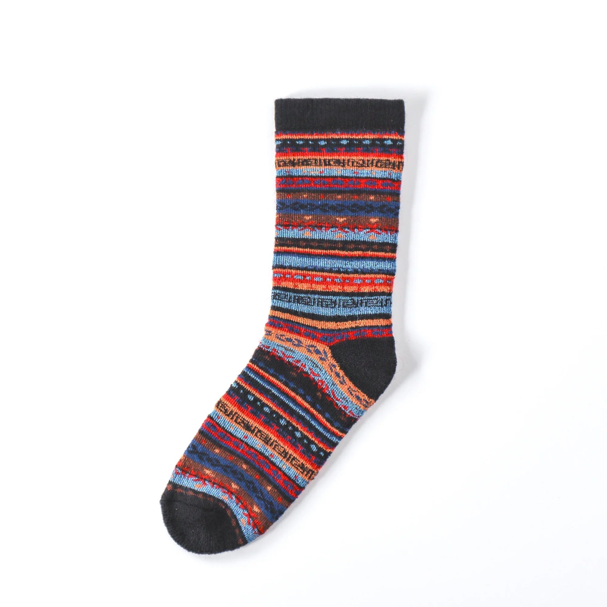 Andean Stripe Alpaca Blend Socks