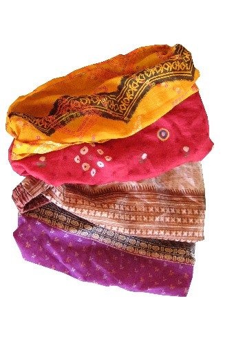 Recycled Silk Sari Headband - Assorted