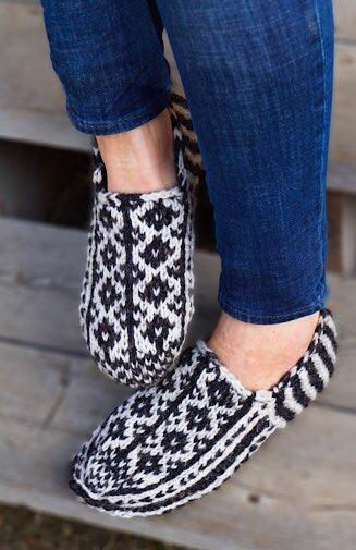 Diamond Hemp/Wool Slippers
