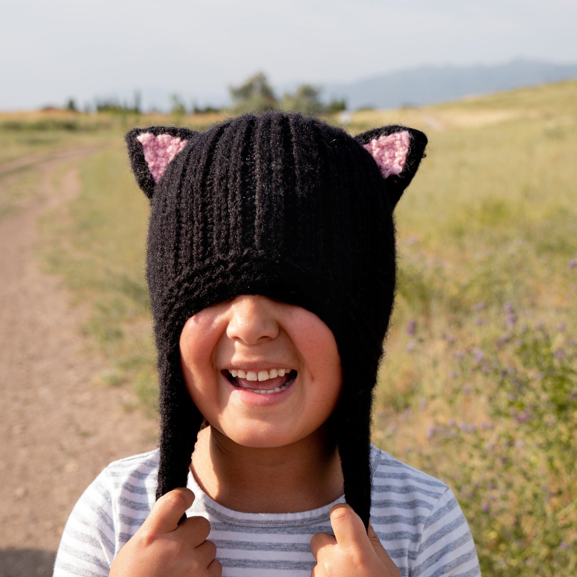 Kids Animal Alpaca/Acrylic Hat - Assorted