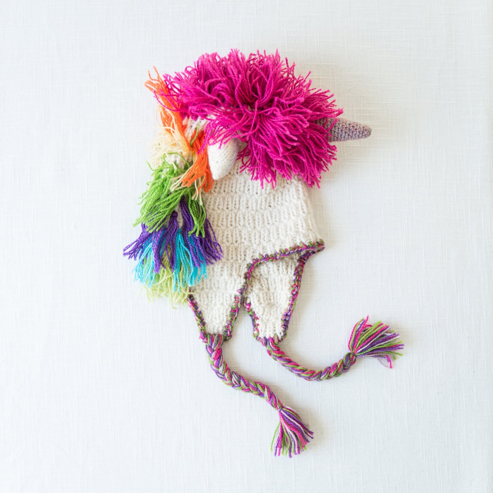 Kids Animal Alpaca/Acrylic Hat - Assorted