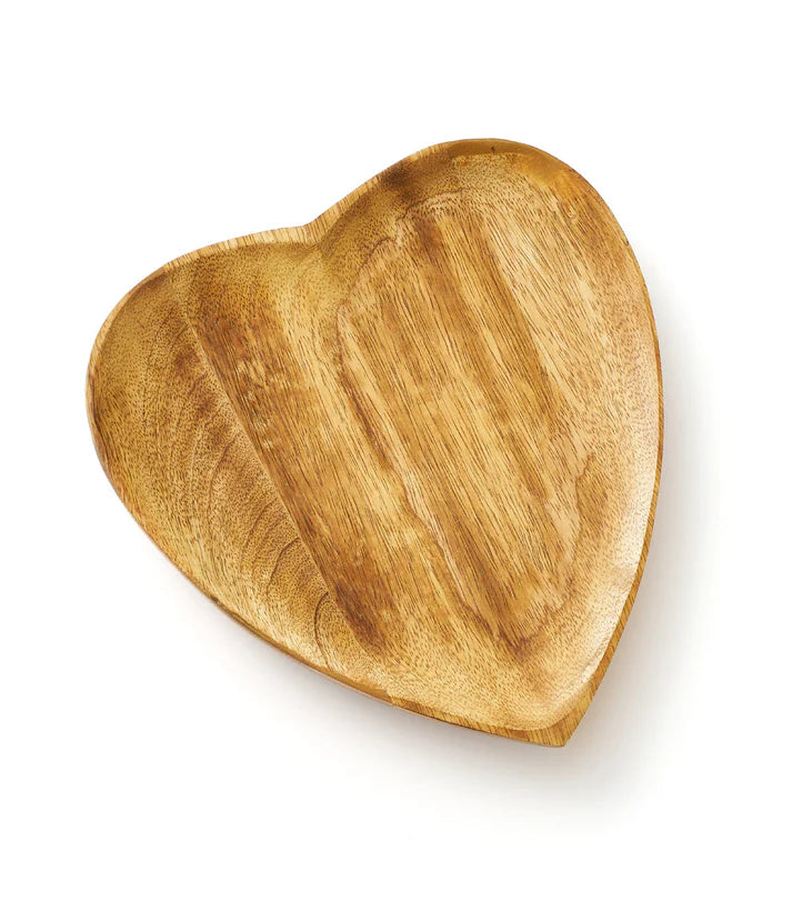 Mango Wood Heart Tray