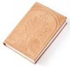 Floral Embossed Leather Journal