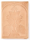 Floral Embossed Leather Journal