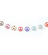 Peace Sign Garland - Recycled Paper (84&quot; L)