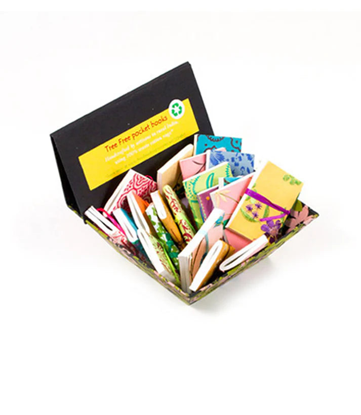 Mini Recycled Paper Journal