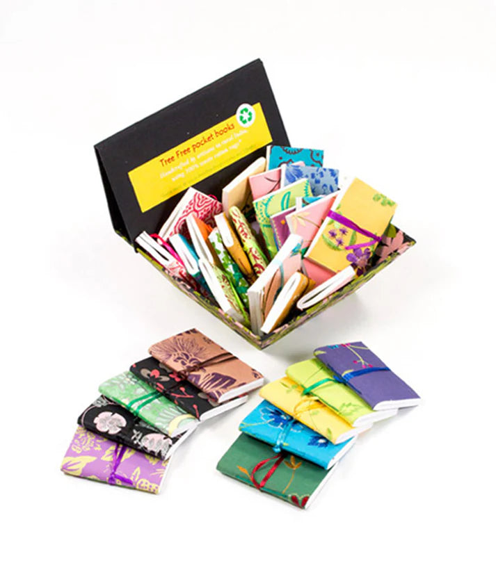 Mini Recycled Paper Journal