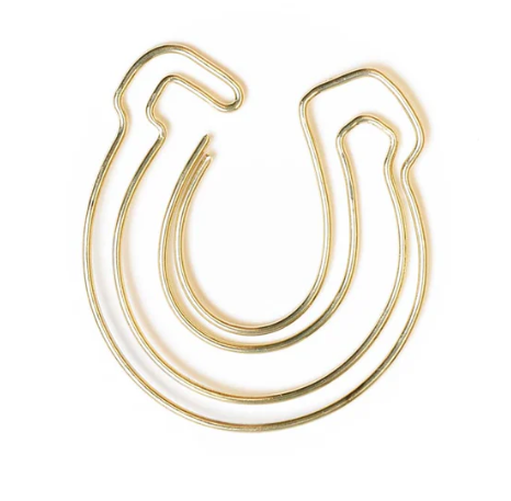 Wire Horseshoe Bookmark