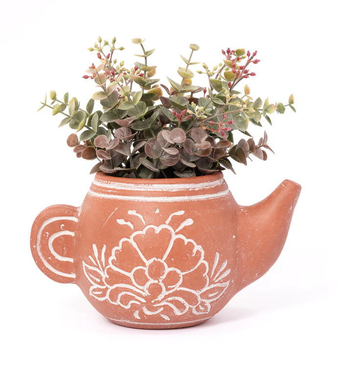 Teapot Terracotta Planter