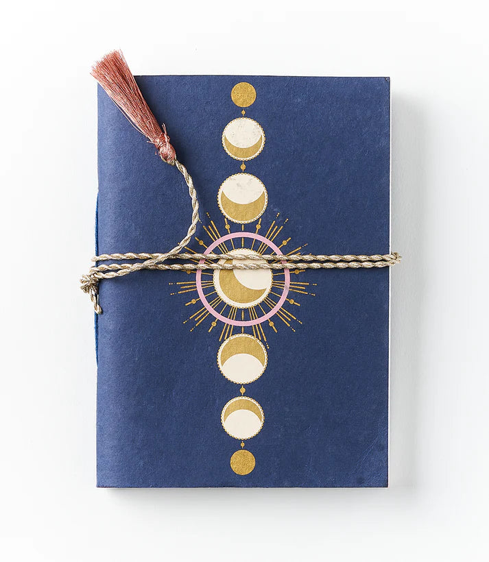 Moon Phase Recycled Paper Journal