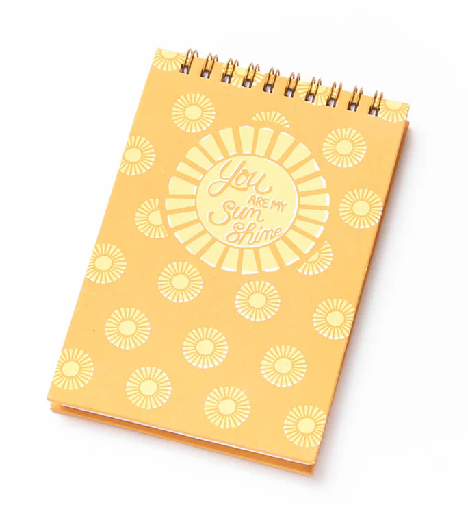 Sunshine 4x6 Spiral Notebook