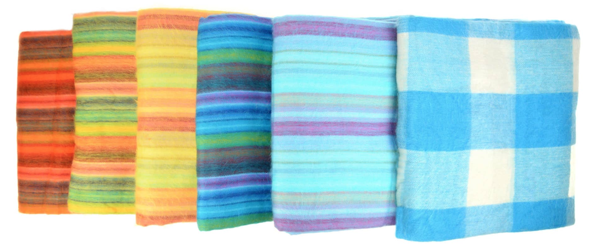 Striped Acrylic Blanket
