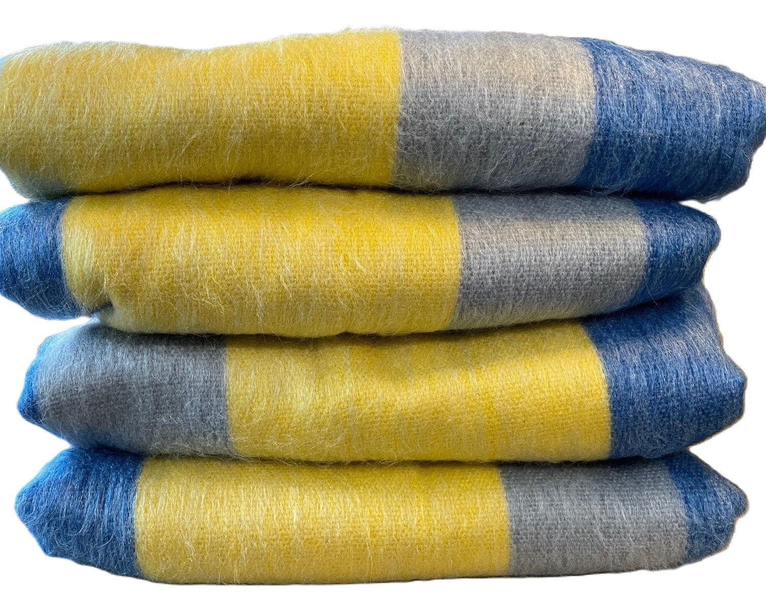 Blue & Yellow Lap Blanket