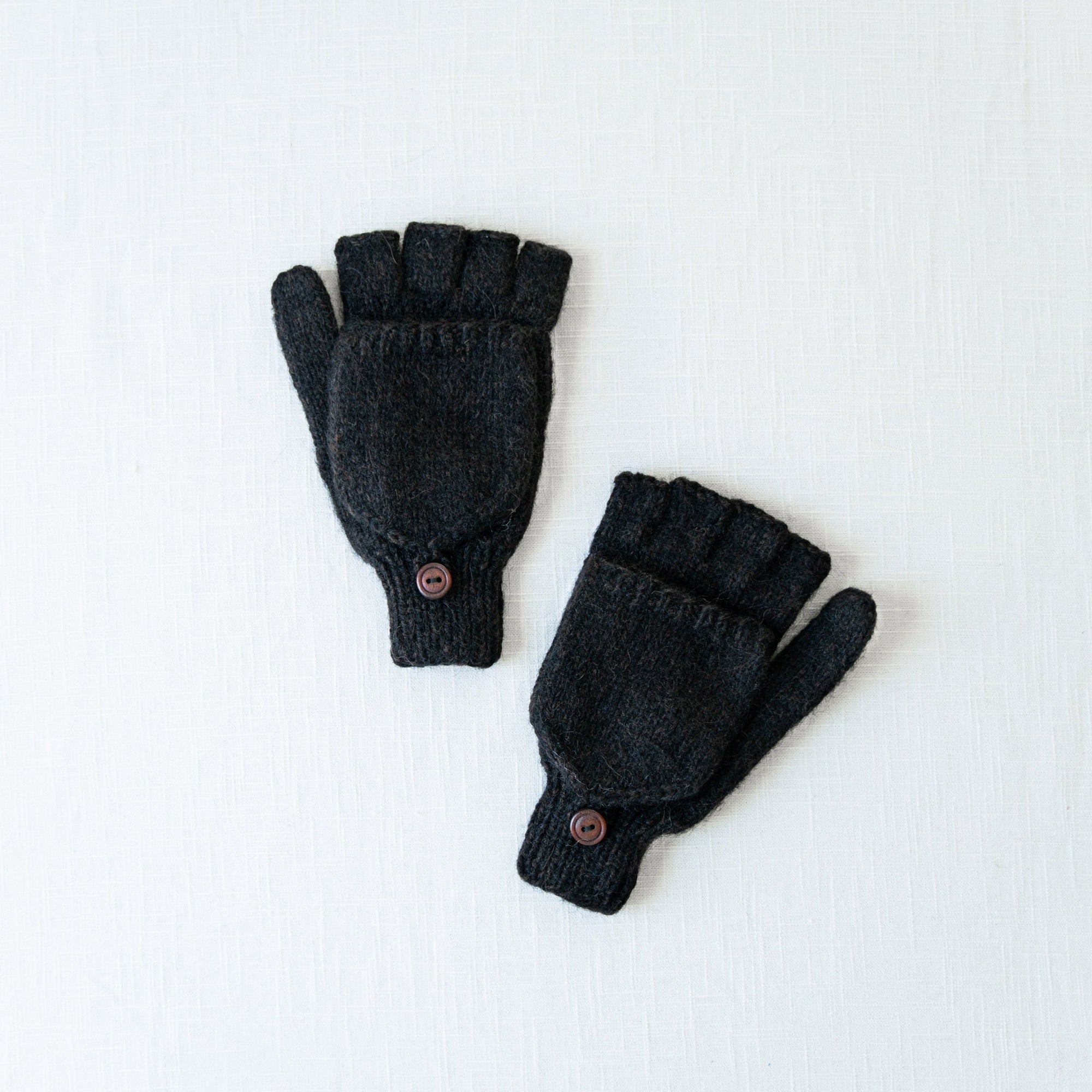 Men's Alpaca Blend Glittens - Assorted