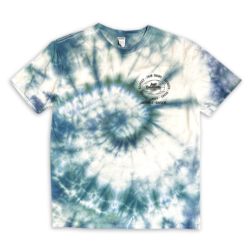 Small Tie-Dyed T-Shirt with Short Sleeves - GOEX